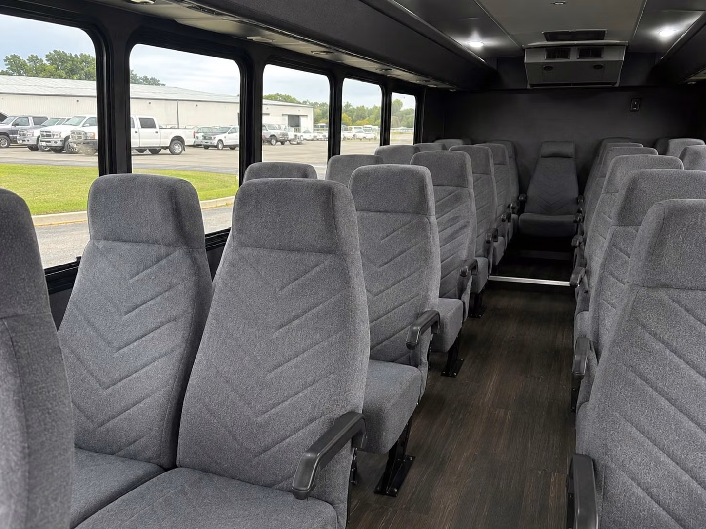 18 passenger minibus interior